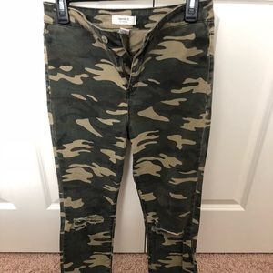 Camo Skinny Jeans